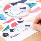 Sticker Puzzle Drawing Book