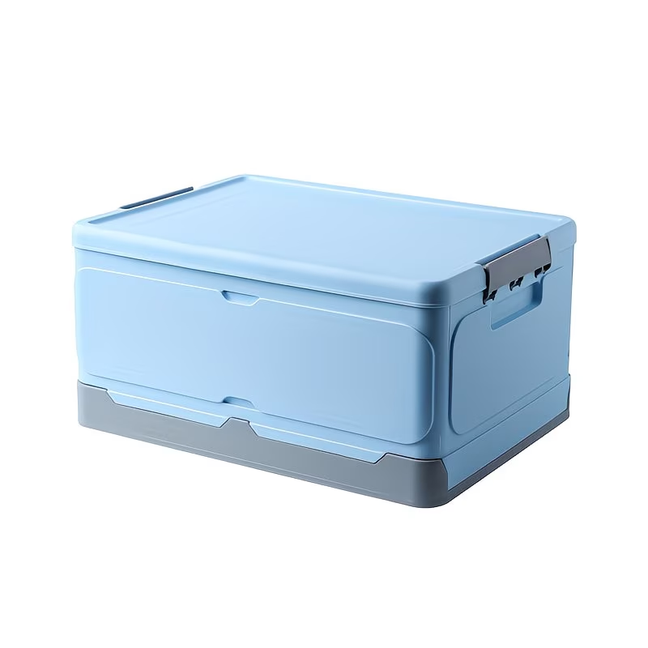 Foldable Storage Box, Book Organizer, Plastic Storage Container, Collapsible Storage Box