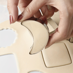 6-piece geometric cookie cutter set, stainless steel pastry molds