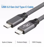 USB C to USB C high-speed data transfer, video, monitor, monitor, used for MacBook, laptop, etc