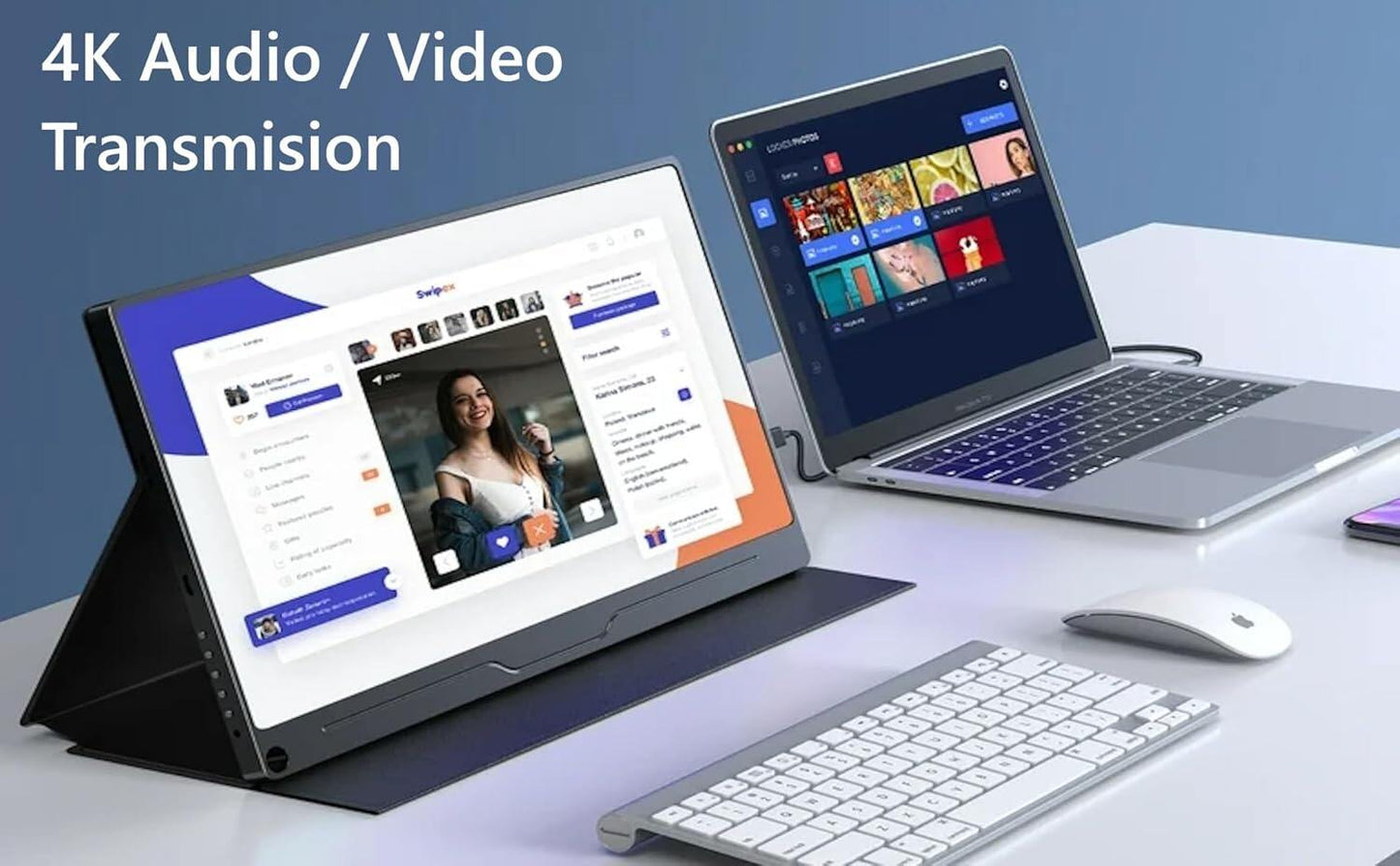 USB C to USB C high-speed data transfer, video, monitor, monitor, used for MacBook, laptop, etc