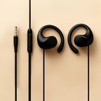 Plug and play wired headphones 3.5mm wired headphones round hole headphones