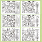 Children's Hidden Object Coloring Book