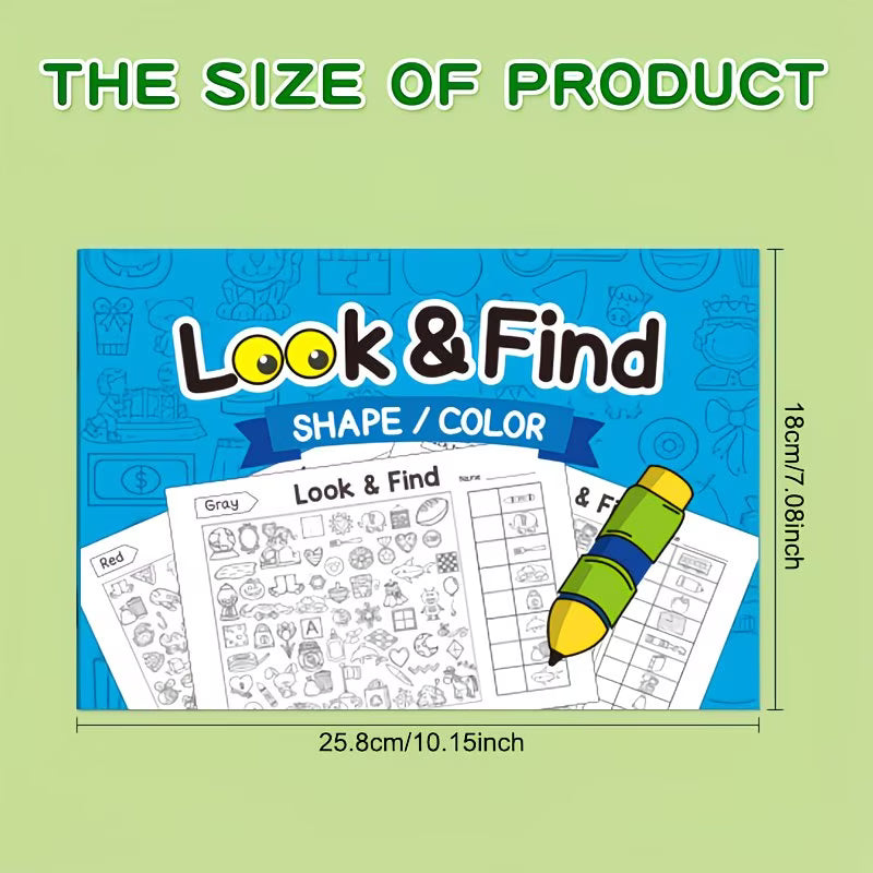 Children's Hidden Object Coloring Book