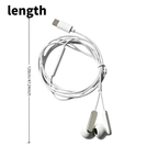 Wired earphones with high compatibility and direct connection design. Online microphone