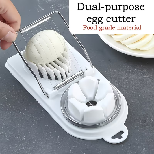A household multifunctional egg slicer
