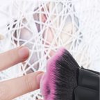 1 rose nail brush, soft hair, powder and powder blusher tool