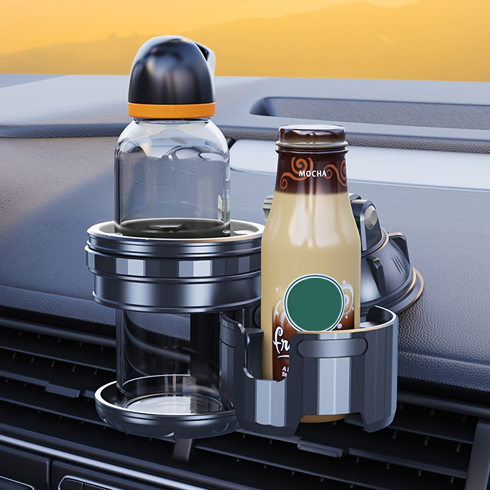 2-in-1 Suction Car Cup Holder No-Slip Vehicle Mounted Cup Holder Car Accessories