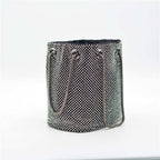Bucket Clutch Bag Golden Evening Purse sac a bandouliere