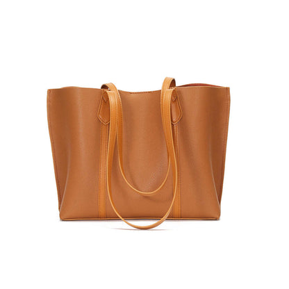 Women Genuine Leather Shopping Shoulder Bags