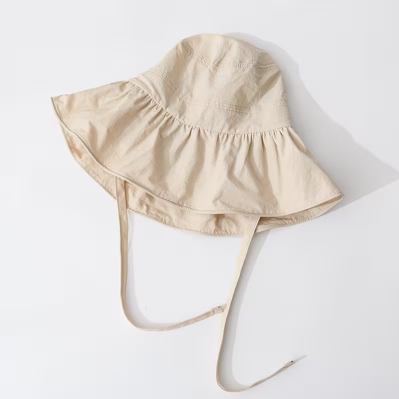 Foldable fisherman's hat, wide brim, sun protection, portable, outdoor.