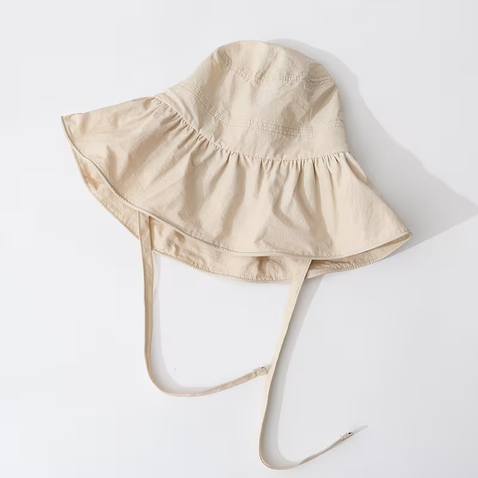 Foldable fisherman's hat, wide brim, sun protection, portable, outdoor.