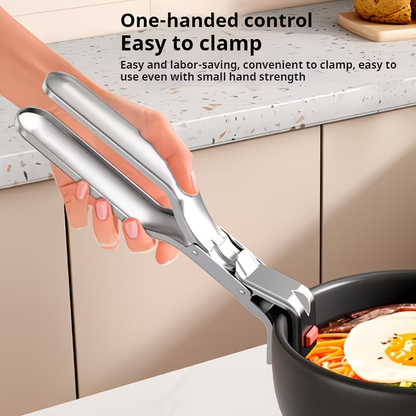 Stainless steel anti scald clip | Kitchen bowl elevator