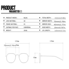 New cat-eye small-frame sunglasses, adorned with studs