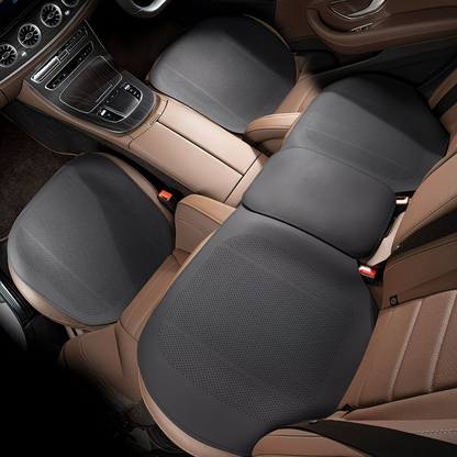 Nappa Car Seat Cushions, Front and Rear Seat Covers, Breathable and Form-Fitting, Four-Season Seat Covers, Car Interior Accessories