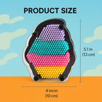 3 Colorful 3D handprint molds, fun magic needle tools
