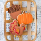 6-piece Thanksgiving Stainless Steel Cookie Mold Cake Baking DIY Tool Set