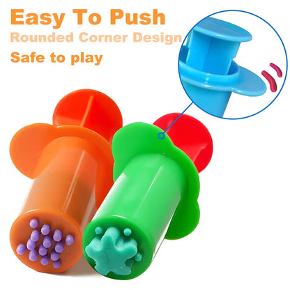 5-piece Colored Clay Extrusion Tool Set