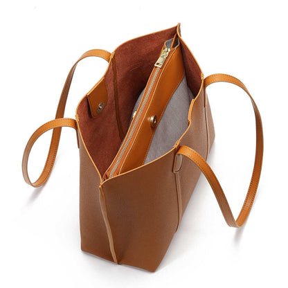 Women Genuine Leather Shopping Shoulder Bags