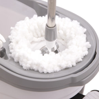 Foot-operated rotating mop and bucket set, 360° rotating floor cleaning system