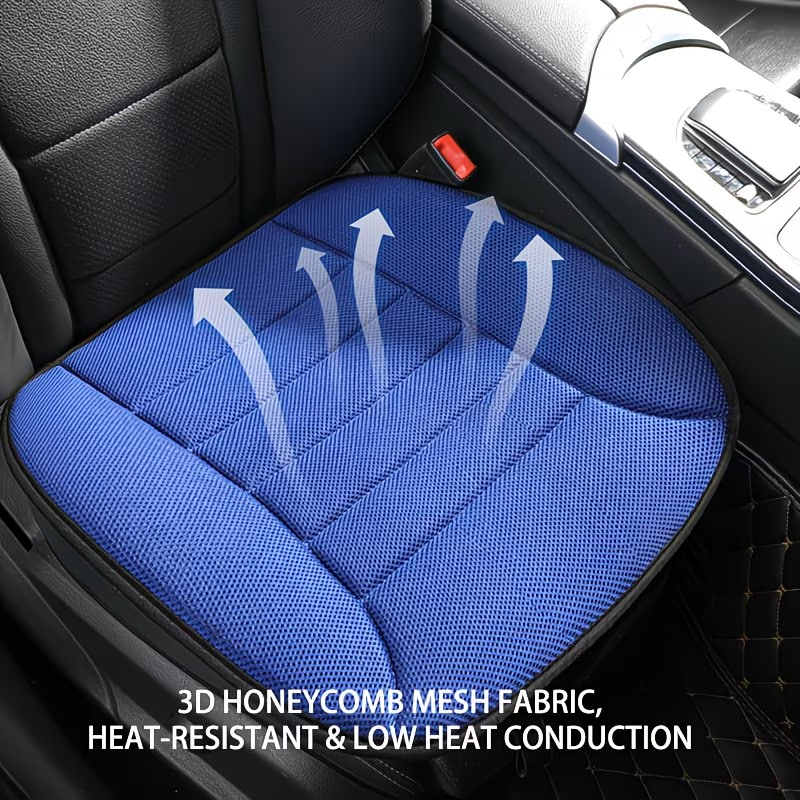 Commuting self-driving car seat cushion, summer non-stick mesh