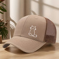 Cute cat print baseball cap