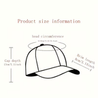 Retro washed baseball cap, solid color washed casual sports cap