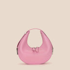 Female crescent bag leather round fresh underarm bag