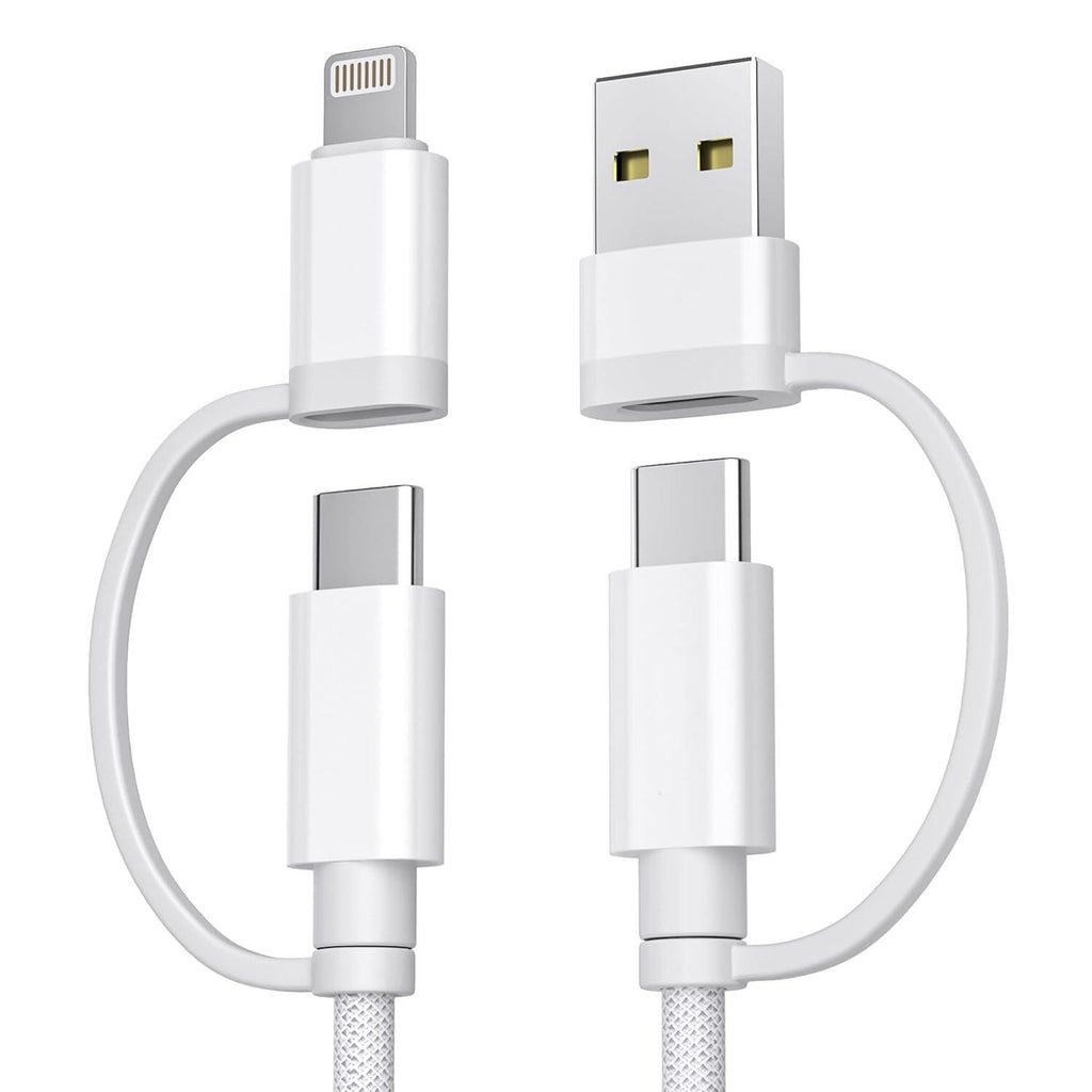 For iPhone 17 16 Pro 4 in 1 USB C Charger Cable