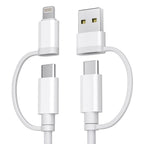 For iPhone 17 16 Pro 4 in 1 USB C Charger Cable
