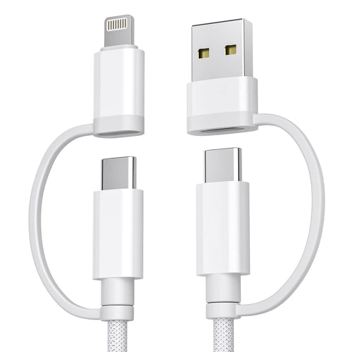 For iPhone 17 16 Pro 4 in 1 USB C Charger Cable