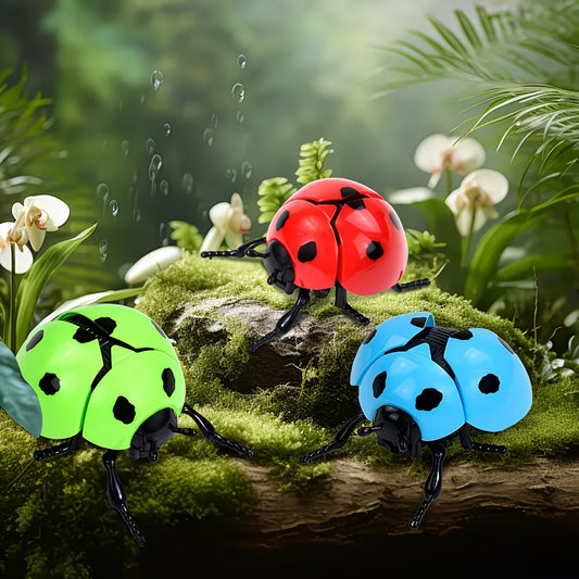 4 Wind-up Ladybug Toys
