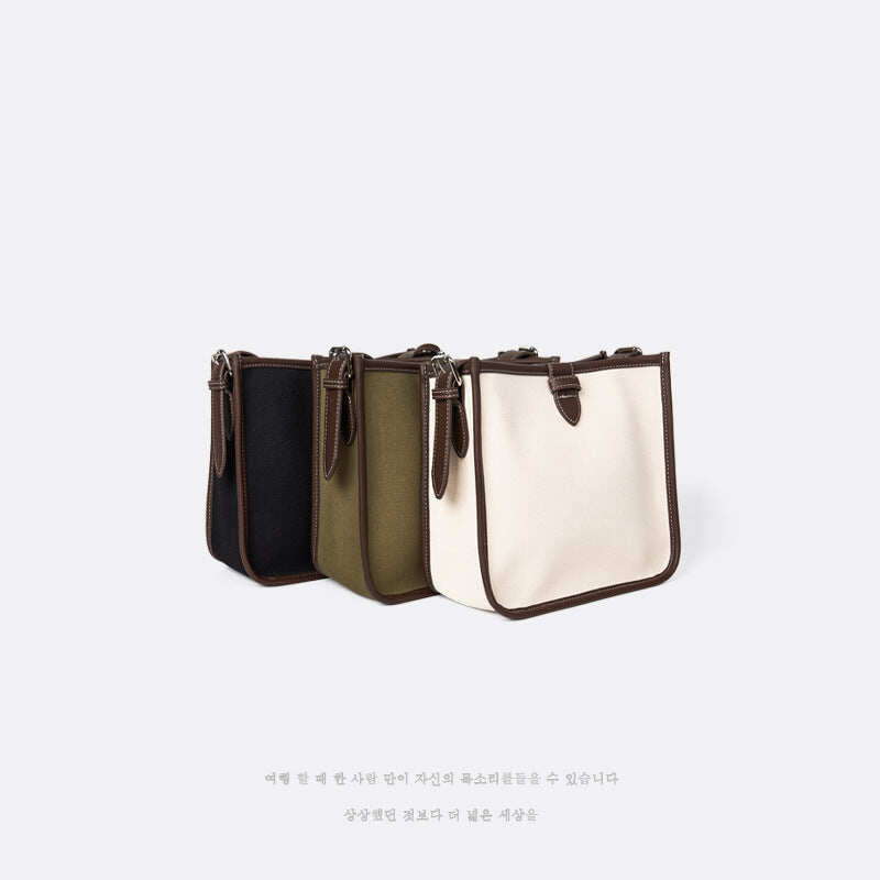 Leather Shoulder Bag Women Handbag With Small Pouch