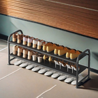 2-Tier Shoe Rack, Shoe Storage Organizer