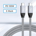 USB C to USB C high-speed data transfer, video, monitor, monitor, used for MacBook, laptop, etc