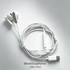 Wired earphones with high compatibility and direct connection design. Online microphone