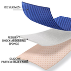 Commuting self-driving car seat cushion, summer non-stick mesh