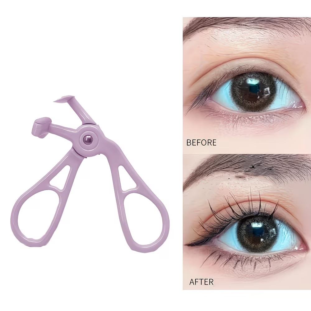 Portable wide-angle eyelash curler, long-lasting eyelash curler