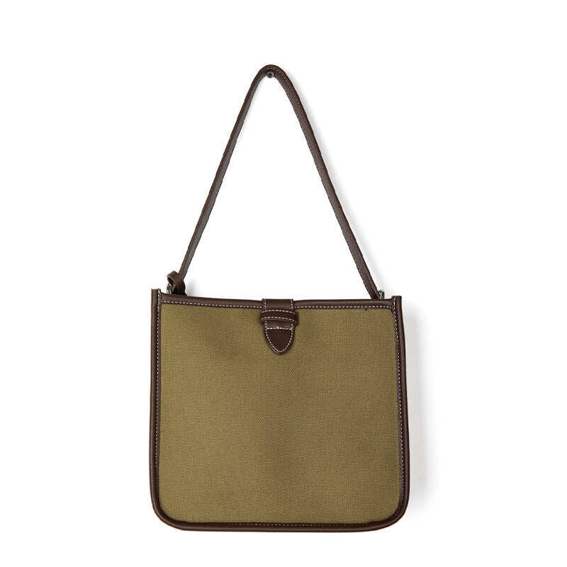 Leather Shoulder Bag Women Handbag With Small Pouch