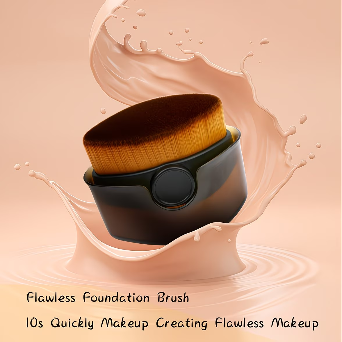Professional liquid foundation make-up brush, non marking foundation make-up brush