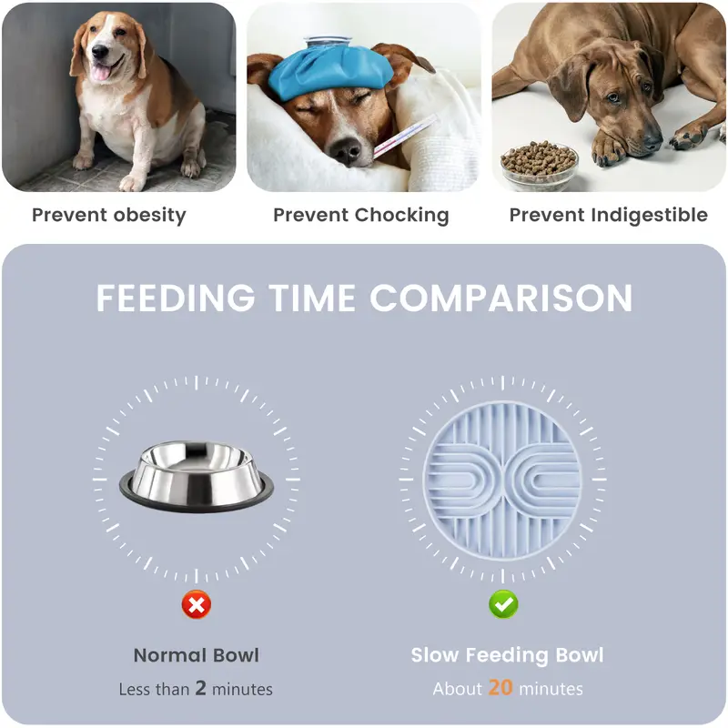 Non-slip, heat-resistant silicone slow food bowl - 1 piece