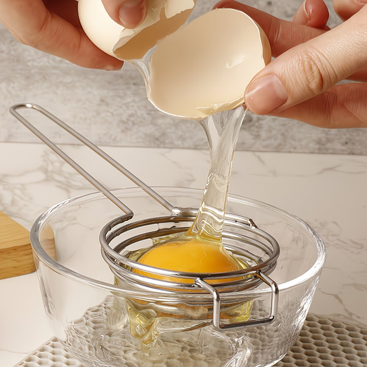 1 high-quality stainless steel egg yolk separator