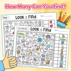 Children's Hidden Object Coloring Book