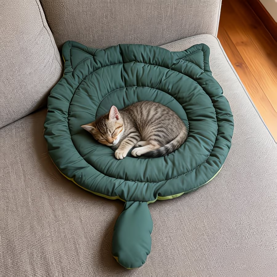 Universal cat sleeping mat, soft and breathable, washable.