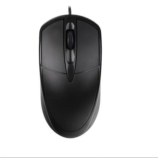 USB optical wired mouse, laptop, home office mouse, anti slip scroll wheel