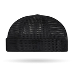 Men's Breathable Brimless Docker Hat – Lightweight Mesh Skull Cap for Summer Outdoor Wear