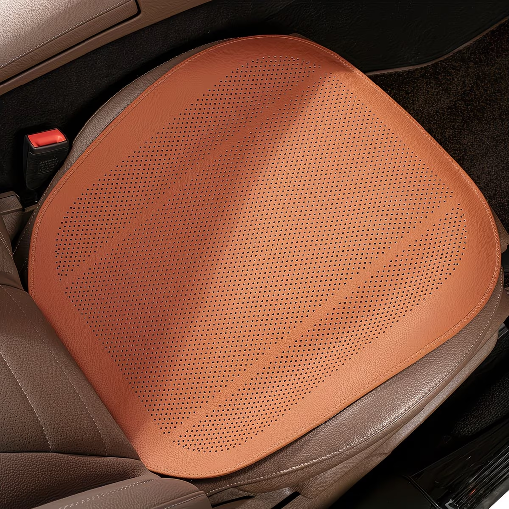 Nappa Car Seat Cushions, Front and Rear Seat Covers, Breathable and Form-Fitting, Four-Season Seat Covers, Car Interior Accessories