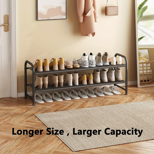 2-Tier Shoe Rack, Shoe Storage Organizer