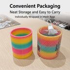 Elastic Rings - Rainbow Spring Toys