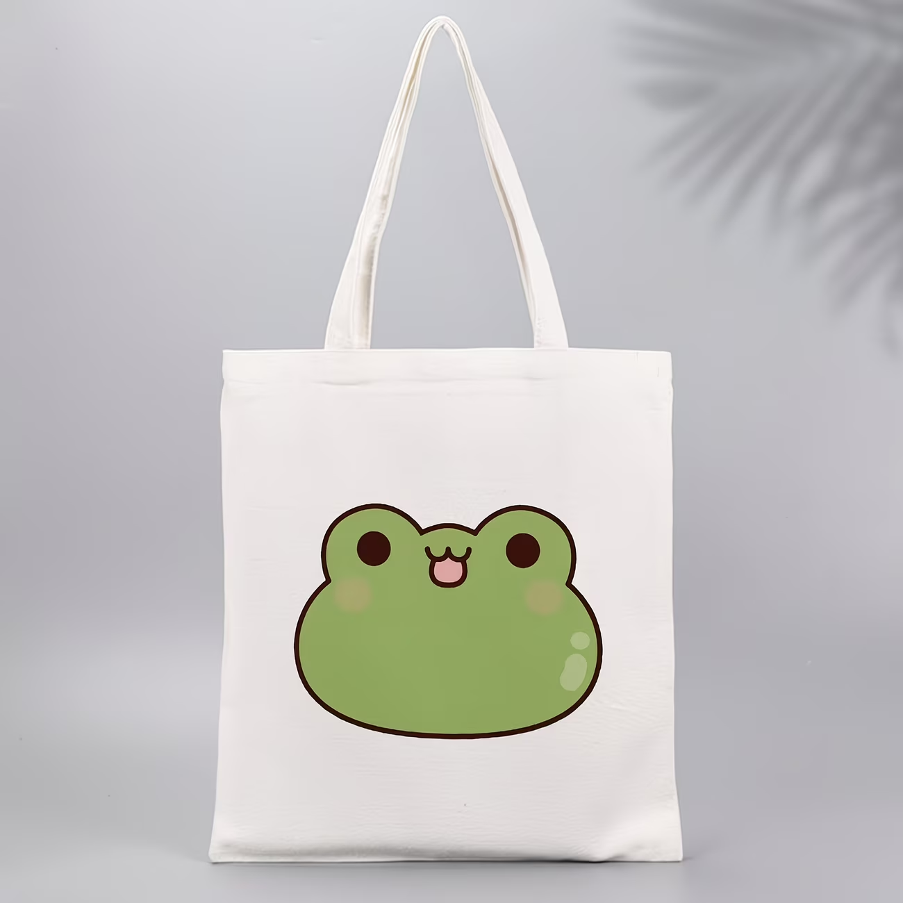 1 women's shoulder bag, frog patterned tote bag